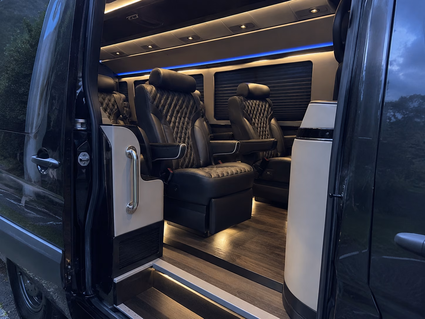 huntsville long distance transportation onboard seating