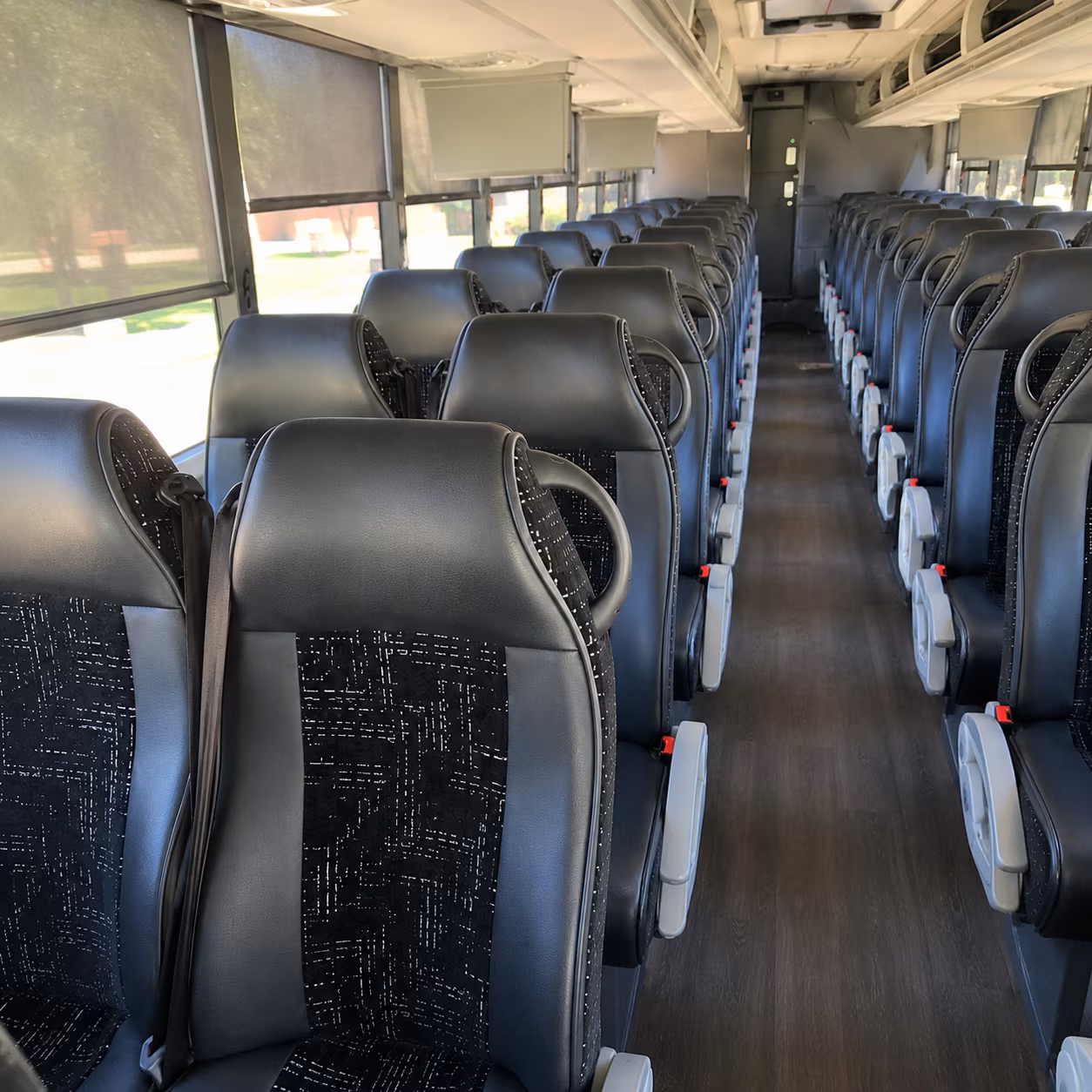 montgomery charter bus rental inside