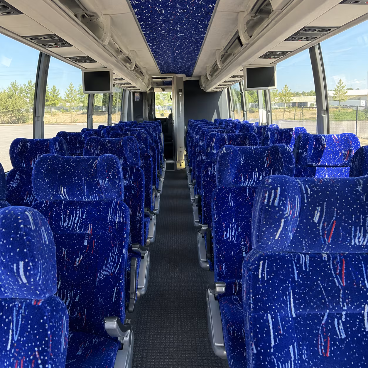 murfreesboro charter bus rental interior